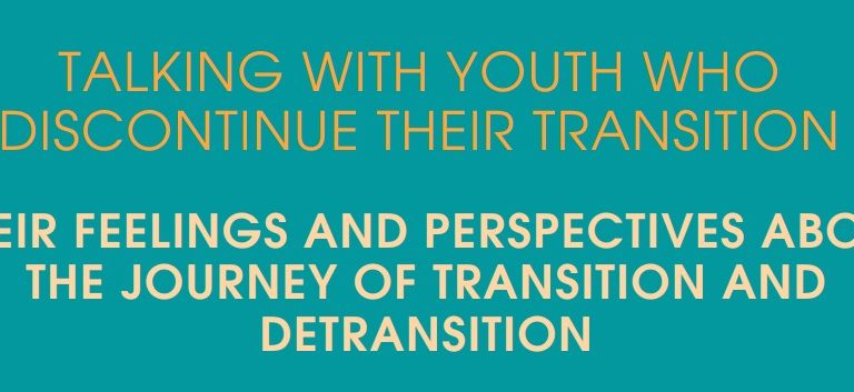 New Canadian Study on Detransition – A Review